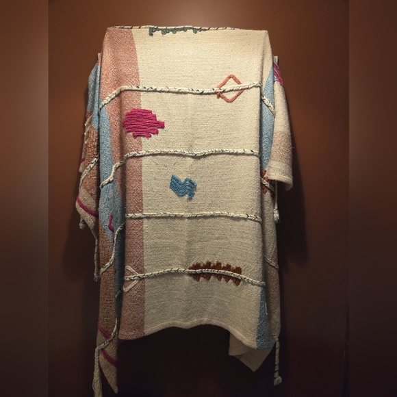 Anthropologie Multicolor Woven Throw Blanket - Picture 2 of 3